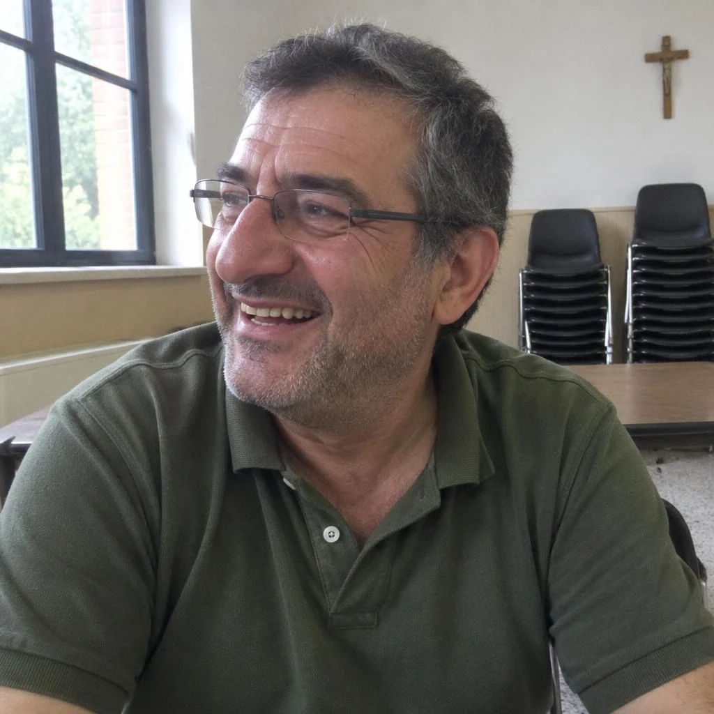 Ritratto generato con IA del profilo fittizio Ivano Pavan